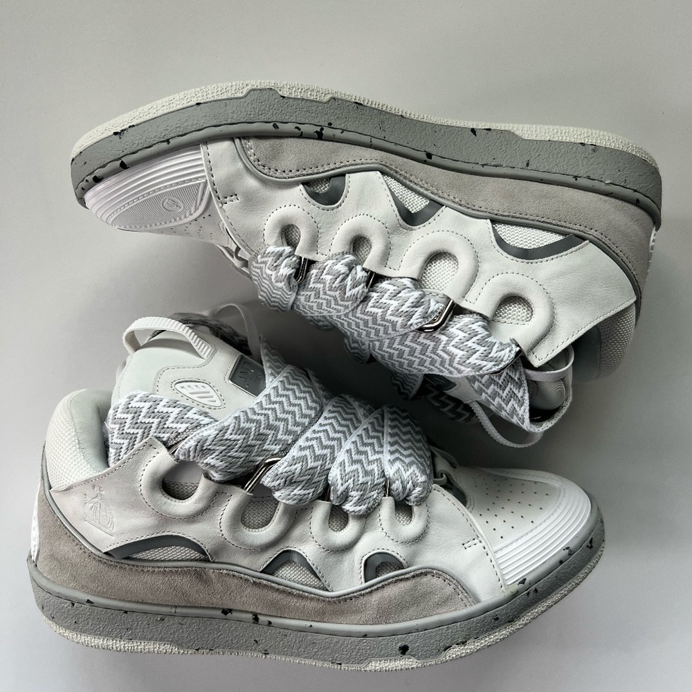 Lanvin Curb Sneakers. Comes with box and dust bags.